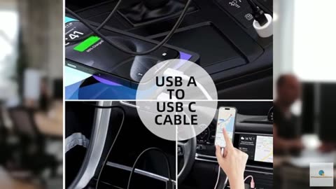 Carplay Cable Cord Compatible with iPhone 16 17 USB A to USB C Cable for 17 Air/