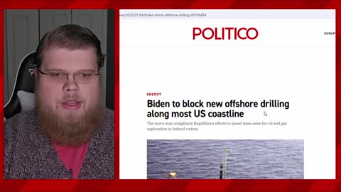 Biden PERMANANTLY Blocks Offshore Oil Drilling