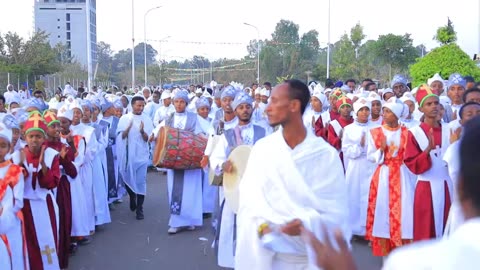 በጣፋጭ አንደበት የሰንበት ተማሪዎች የዘመሩት ዝማሬ