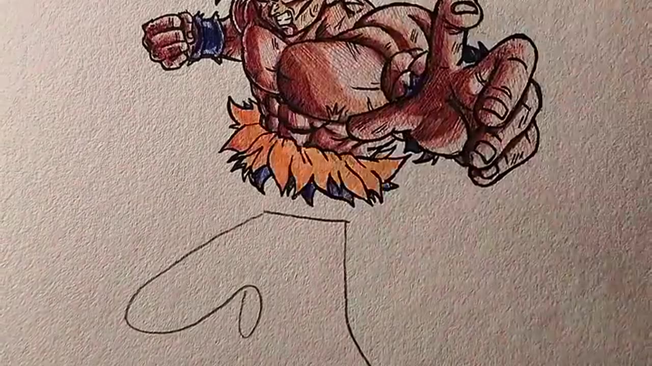 Goku Ultra Instinct, speed drawing