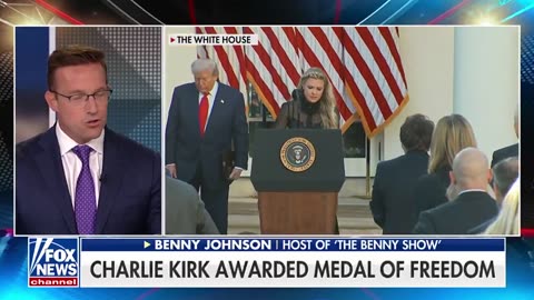 Charlie Kirk’s PRESIDENTIAL MEDAL OF FREEDOM has a CRUCIFIX ENGRAVED in the back