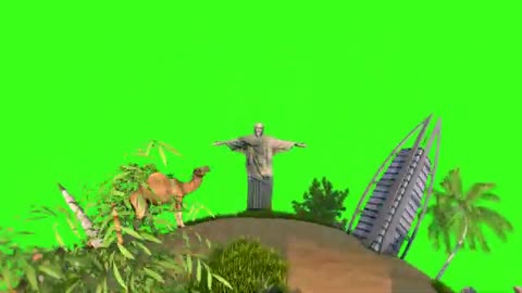 Planet Travel - FREE Green Screen!