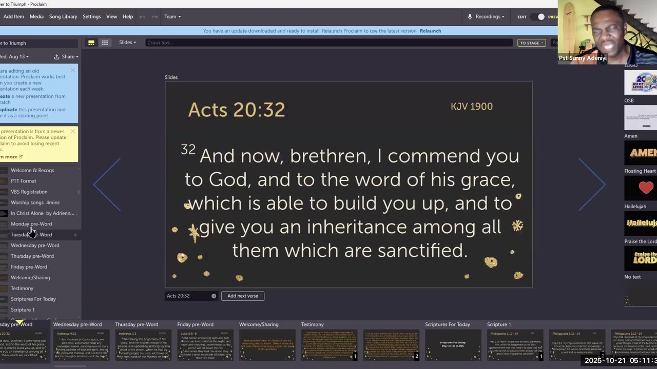 Power To Triumph || October 21, 2025 || “How God Turns Tests into Testimonies”