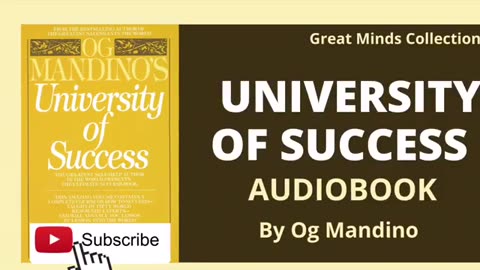 UNIVERSITY OF SUCCESS Audiobook Part 2 By Og Mandino