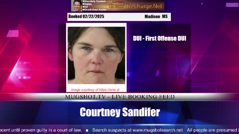 Mugshot TV - Live Arrest Booking Video Stream