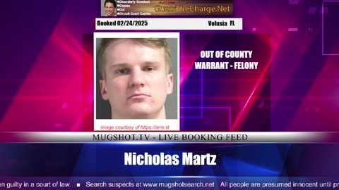 Mugshot TV - Live Arrest Booking Video Stream