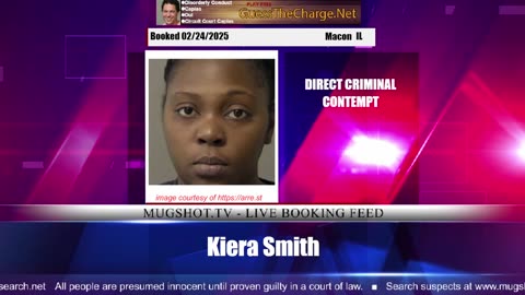 Mugshot TV - Live Arrest Booking Video Stream