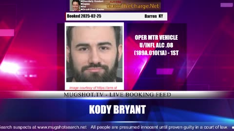 Mugshot TV - Live Arrest Booking Video Stream