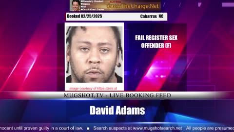 Mugshot TV - Live Arrest Booking Video Stream