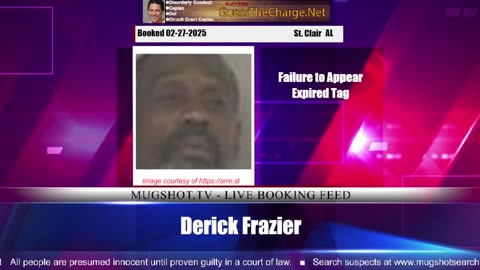 Mugshot TV - Live Arrest Booking Video Stream