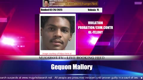 Mugshot TV - Live Arrest Booking Video Stream