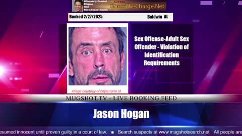 Mugshot TV - Live Arrest Booking Video Stream