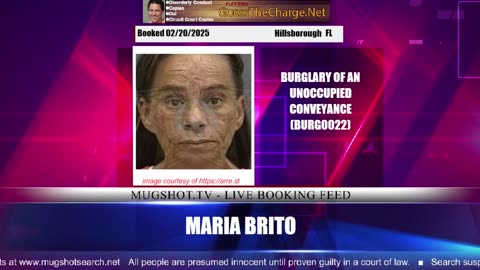 Mugshot TV - Live Arrest Booking Video Stream