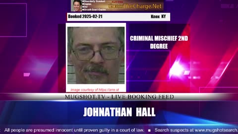 Mugshot TV - Live Arrest Booking Video Stream