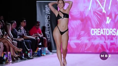 Mikaela Lafuente in SLOW MOTION 4k Miami Swim Week