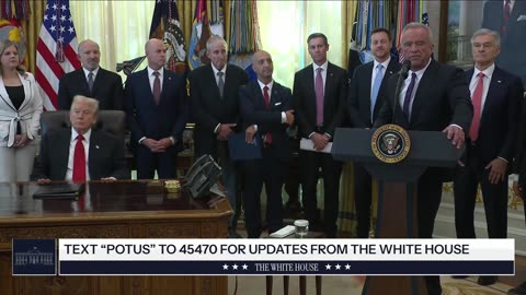 💊FULL Trump White House *Deleted* Live Feed | Pharma Exec COLLAPSES | Hand of God? Nov 6 2025