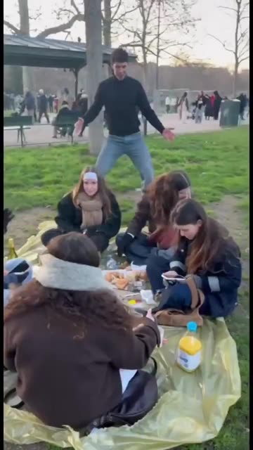 Arabs harass French women