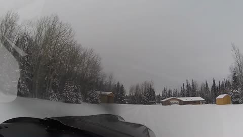 Flying On Skis Testing Ice Brakes - Alaska Bush Flying