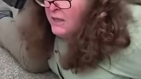 Ice arrest democrat woman