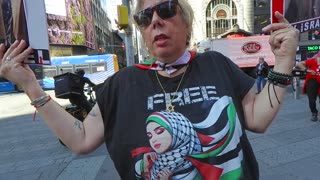 OCT 7TH 2025 TIMES SQUARE NYC END THE GENOCIDE IN PALESTINE DEMONSTRATION