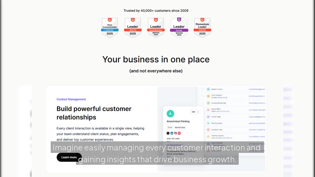 Capsule CRM: The Ultimate Small Business CRM for Growth & Success!