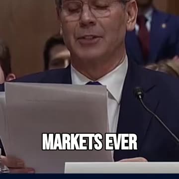 Bessent On His First Internship: "The Job Came With A Pull-Out Sofa"