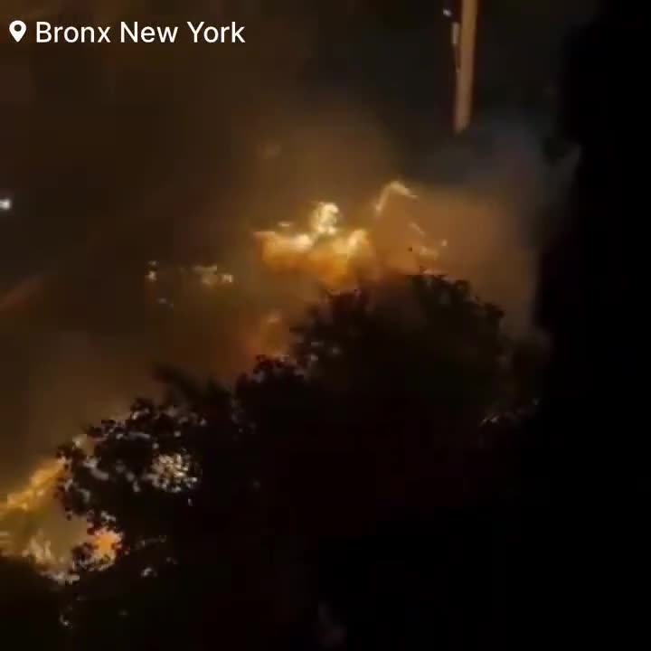 At least five FDNY firefighters were hospitalized with burns after a car exploded