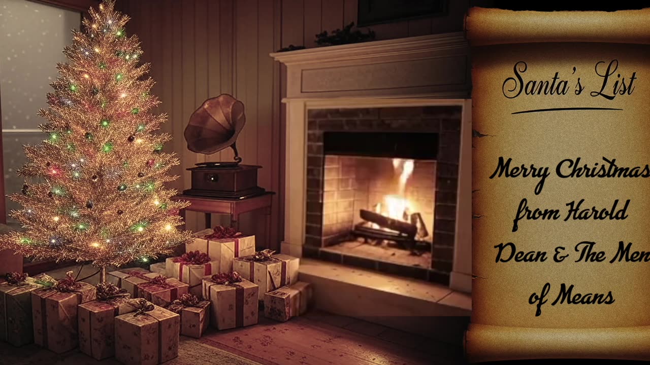 Harold Dean & The Men Of Means - My Christmas Tree (Lyrical Video)