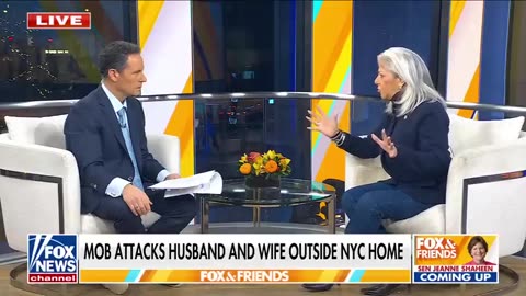 VIOLENT MOB_ Wife punched, car torched, husband hospitalized