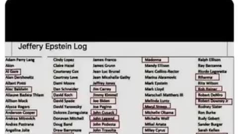 Epstein log!