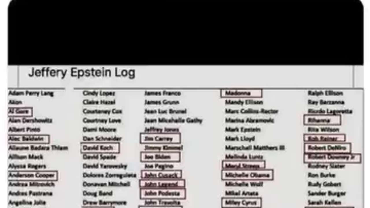 Epstein log!