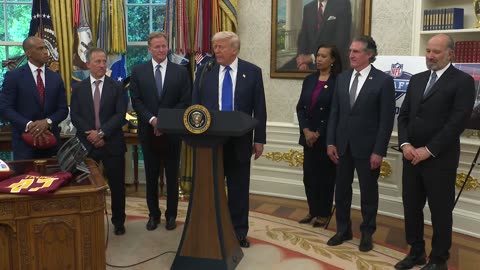 President Trump Delivers a Sports Announcement
