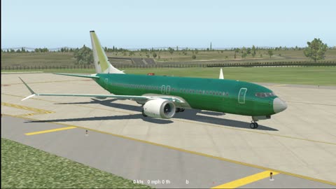 Boeing 737 MAX8 on Xplane 11 under Ubuntu 24 LTS in 2025 over TEXAS 🇨🇱