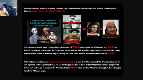 Mestizo children's mothers are natives of Asia not the Americas.