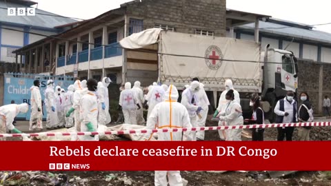 Rebels declare ceasefire in DR Congo for ‘humanitarian reasons’ _ BBC News 