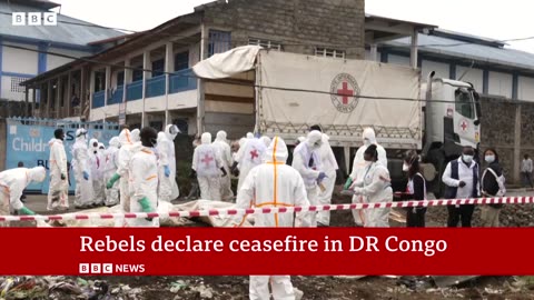 Rebels declare ceasefire in DR Congo for ‘humanitarian reasons’ _ BBC News