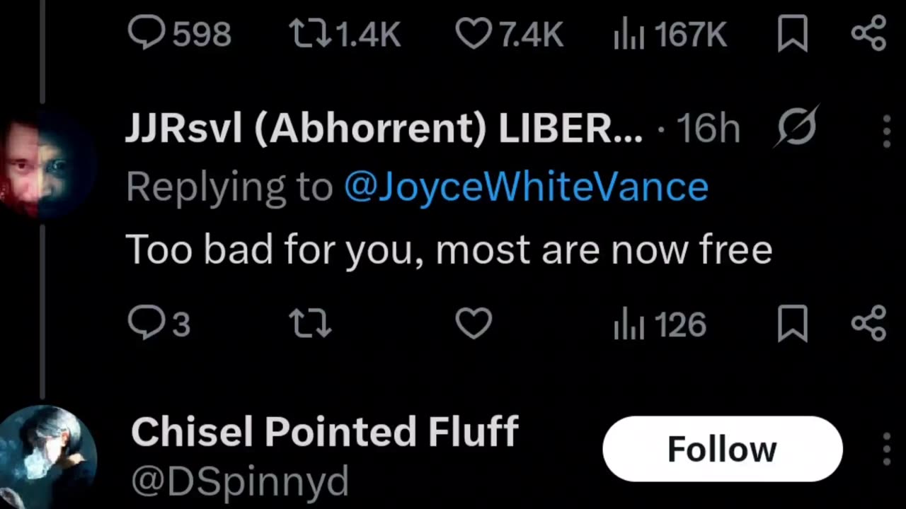 JJRSVL Repsonds & Converses with a Libtard