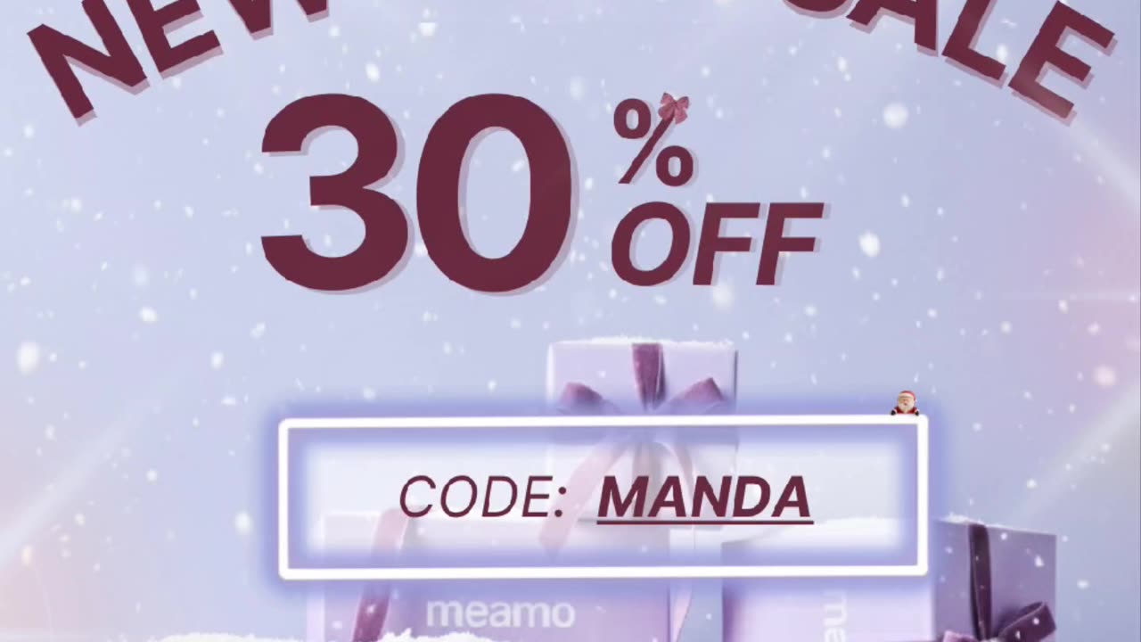 30% off Meamo- code MANDA New Year Sale