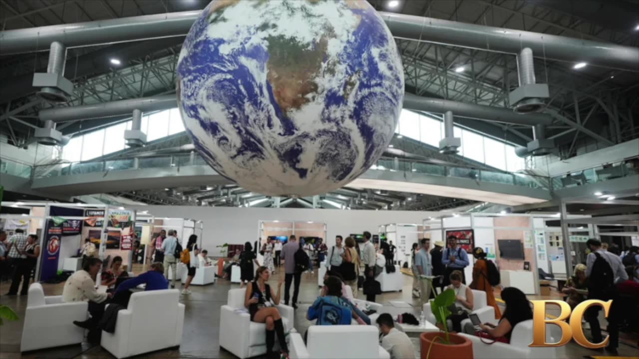 Protesters and UN security clash at climate summit in Brazil
