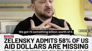 Zelenskyy: Only $75B of $177B Received from Washington – Where’s the Missing $102B? 😁