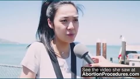 Chinese girl changes position about abortion.