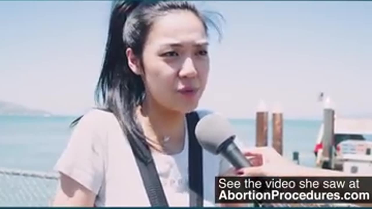 Chinese girl changes position about abortion.