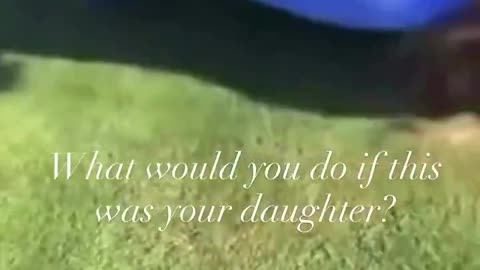 A disturbing video shows a group of black boys assaulting two young white girls