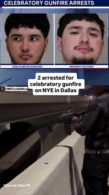 Dallas Texas Police Arrest Illegal Aliens shooting towards oncoming on Busy Highway