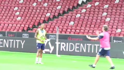 Zubimendi & Rice BROMANCE, Saka, Lewis-Skelly and MORE in Arsenal training