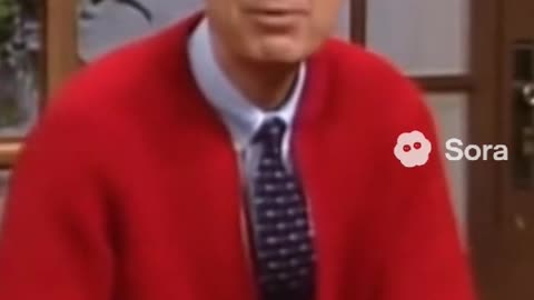 Mr Rogers gets a little too excited that it's PEE PEE TIME