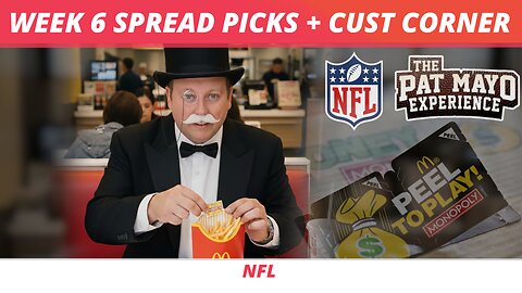 2025 NFL Week 6 Spread Picks, Survivor | Cust Corner: Halloween Fun, Rich/Poor, Monopoly Breaks