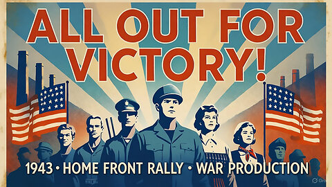 All Out for Victory! - WWII Home Front Propaganda Rally (1943)