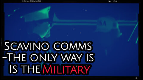 Scavino Comms- The Only Way Is The Military