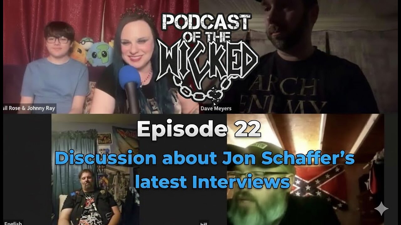 #PodcastOfTheWicked talk about #JonSchaffer’s latest #Interviews #Ep22